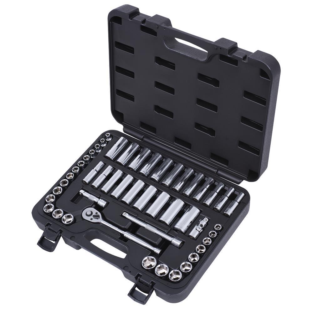 49 PC 3/8&#34; Drive SAE / Metric Socket Set