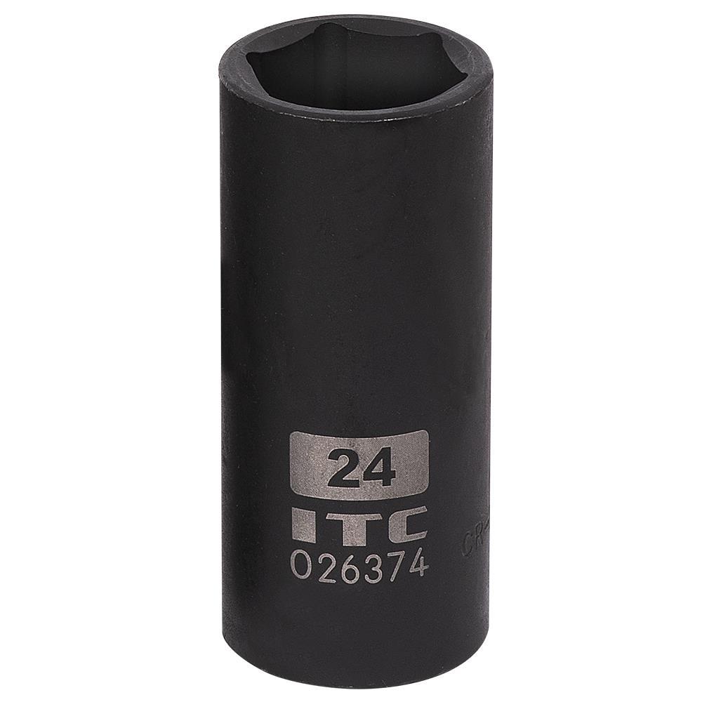 1/2&#34; DR x 24 mm Deep Impact Socket - 6 Point