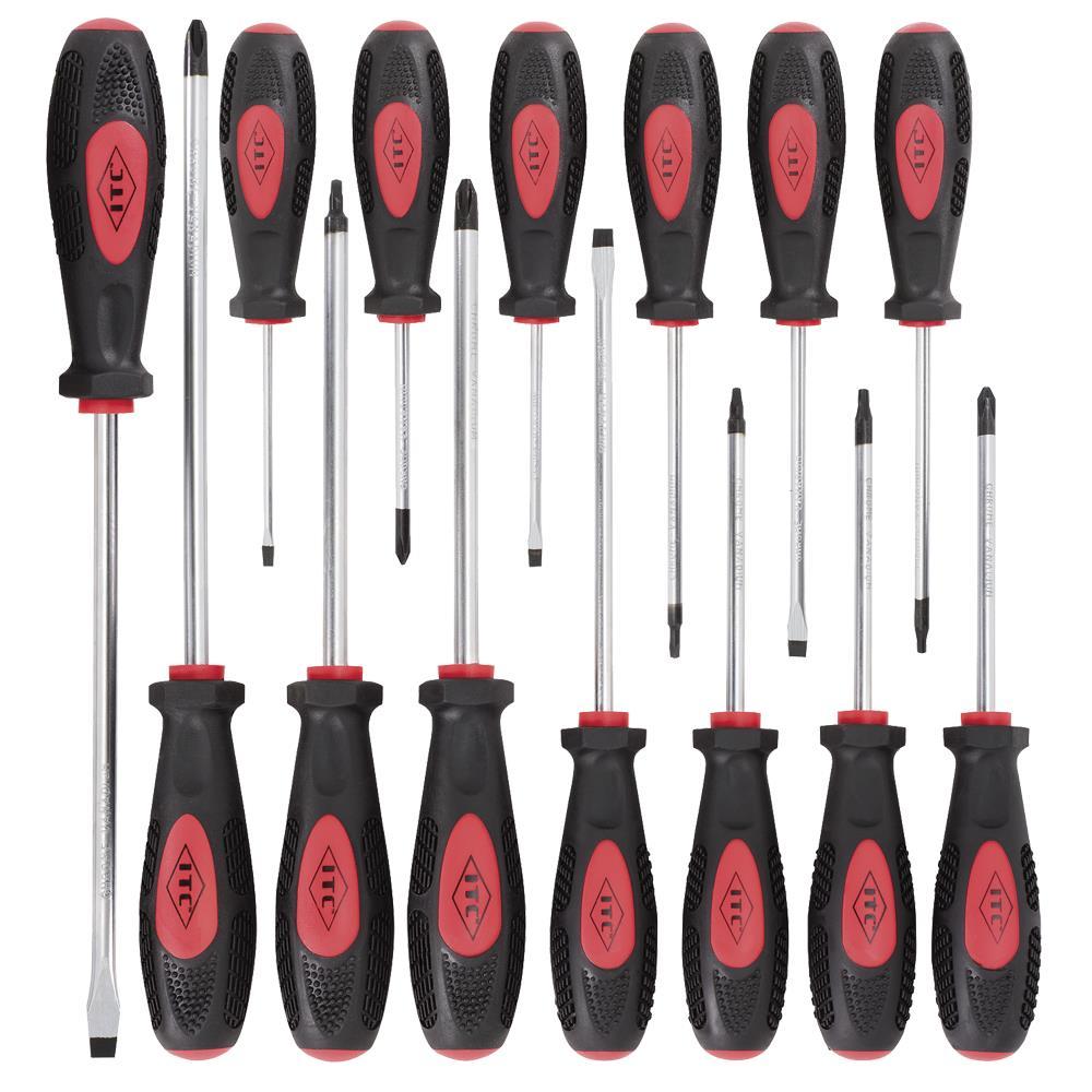 Ergonomic Screwdriver Set - 14pc