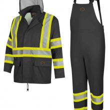 Pioneer V1080170U-4XL - Waterproof Lightweight Safety Rainsuits - Polyester/PVC
