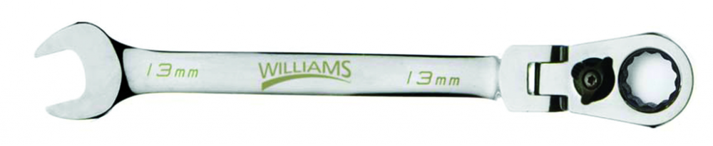 12 mm 12-Point Metric Flex-Head Reversible Ratcheting Combination Wrench
