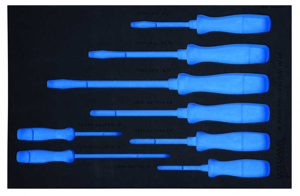 1/3 Foam Drawer Insert Only for 8 pc Endurogrip  Screwdriver Set