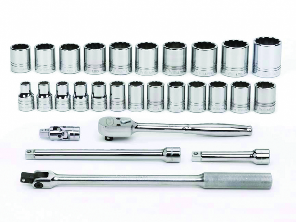 29 pc 1/2&#34; Drive 12-Point Metric Shallow Socket and Drive Tool Set Packed Keep Safe Foam