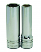 Williams JHWSD-628 - 1/2" Drive 6-Point SAE 7/8" Deep Socket