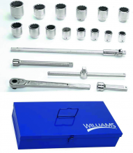 Williams JHWX-1272 - 1" Drive 12-Point SAE 2-1/4" Shallow Socket