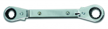 Williams JHWRBO-2226 - 11/16 x-13/16 12-Point SAE Double Head 25  Reversible Offset Ratcheting Box Wrench