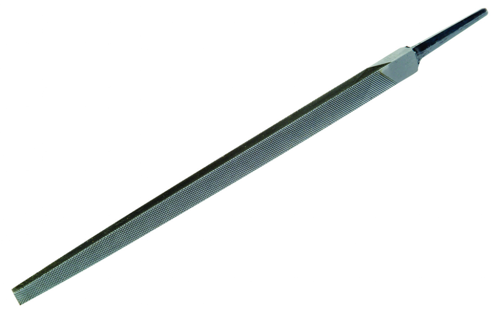 10&#34; Bastard Cut Three Square File - Must order in increments of 10