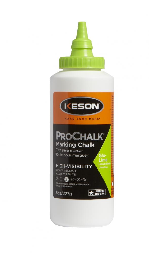 PROCHALK® LEVEL 2, HIGH-VISIBILITY, GLO-LIME, 8 OZ