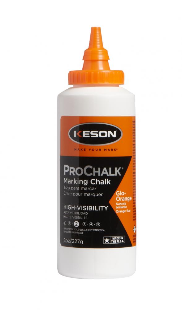 PROCHALK® LEVEL 2, HIGH-VISIBILITY, GLO-ORANGE, 8 OZ
