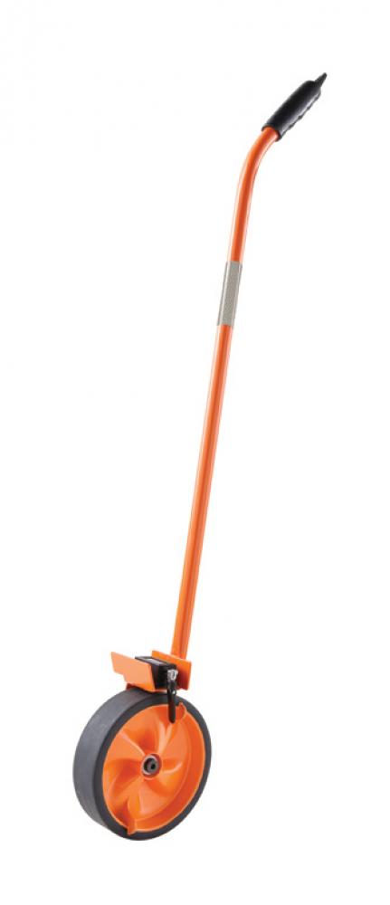 METAL PROFESSIONAL MEASURING WHEEL, 2 FT CIRC, SOLID, UNITS: FT