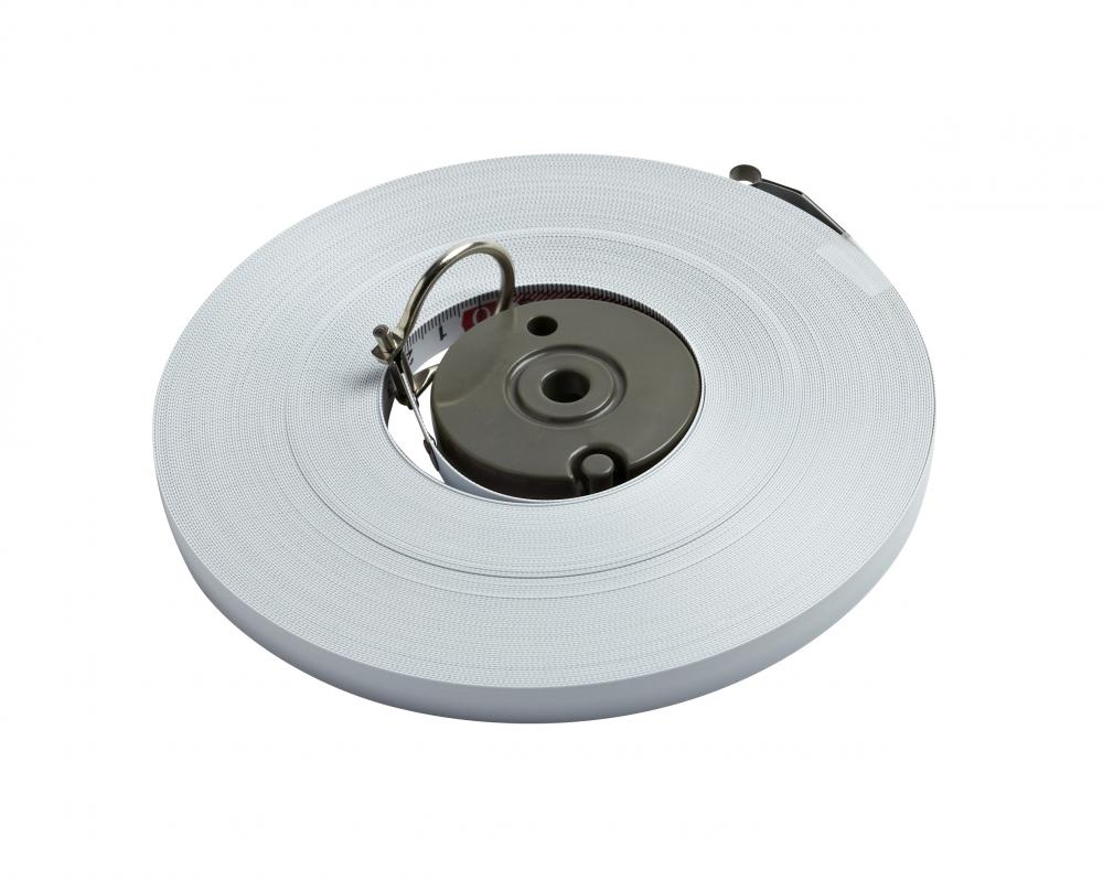 30M, UNITS: METRIC , 2X NYLON COATED STEEL TAPE W/HOOK