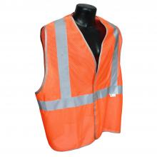 Radians HV-5ANSI-PC-3XL - 5ANSI-PC Type R Class 2 Safety Vest - 3.5oz Poly Mesh - Orange - Size 3X