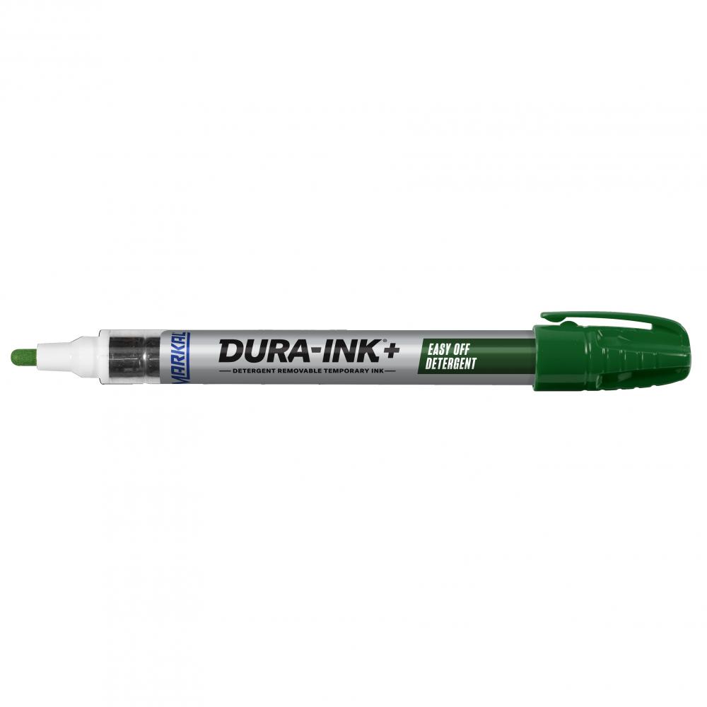 DURA-INK®+ Easy Off Detergent Removable Ink Marker, Green