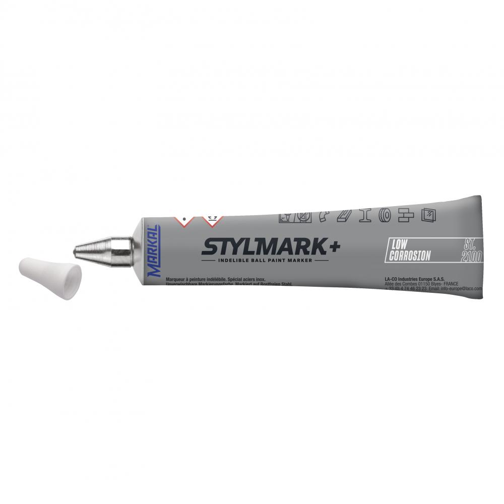 St 2100 Paint Marker White 3mm 1/8&#34;, White